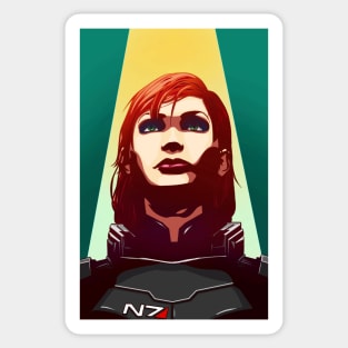 Commander Jane Shepard Sticker